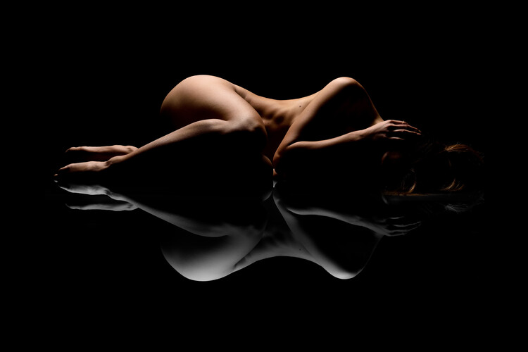 Poster Laying with reflection 20