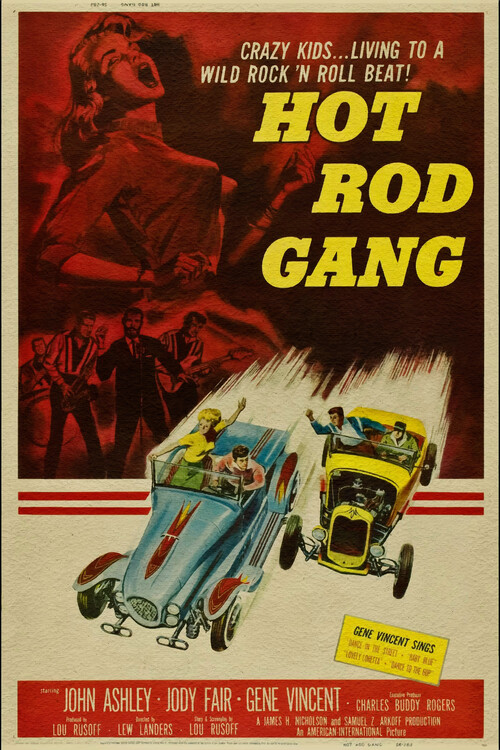 Poster Hot Rod Gang 1968 Vintage Poster