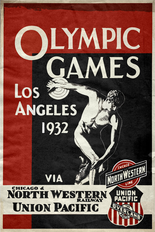 Poster Olympic Games 1932 Vintage Poster