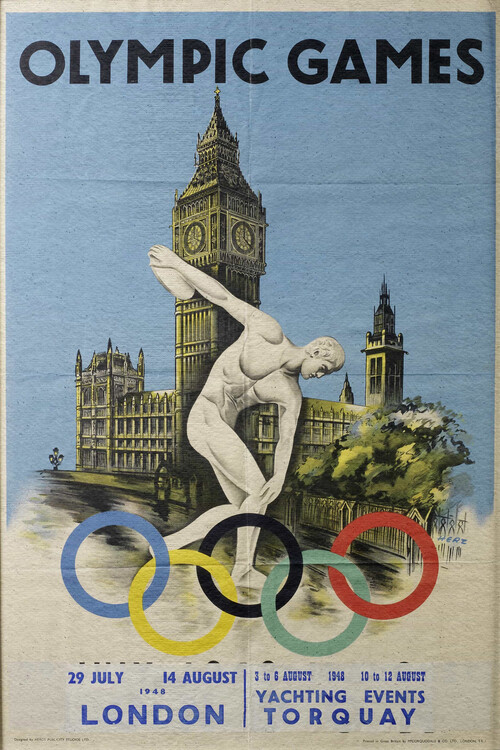 Poster Olympic Games Vintage Poster
