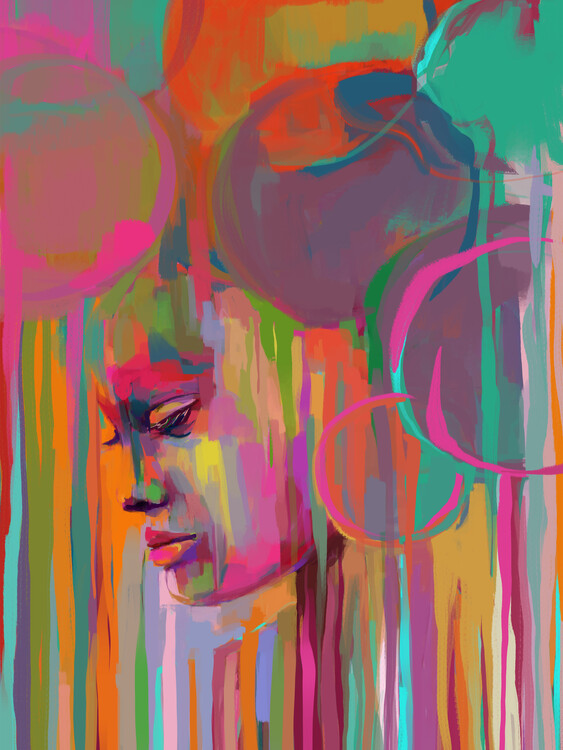 Poster Colors Of A Woman