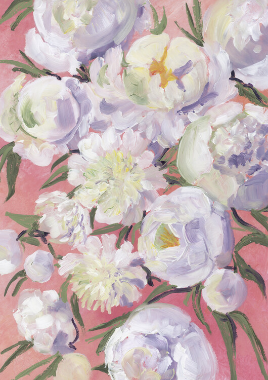 Poster Kinsly painterly bouquet