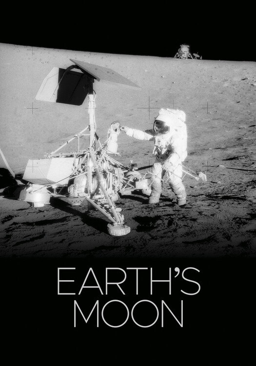 Poster moon space poster