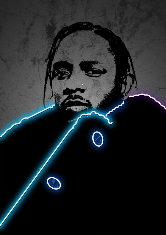 Poster Kendrick Neon