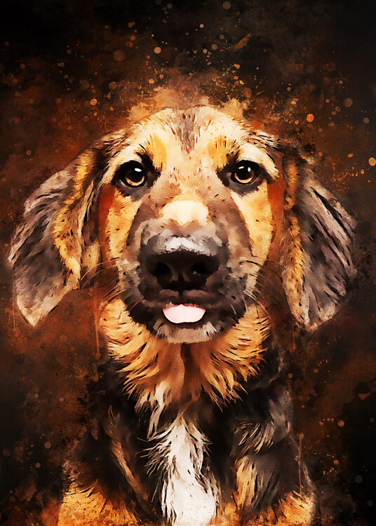 Poster Cute Dog