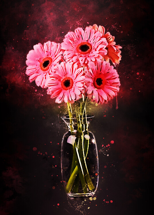 Cuadro en lienzo flowers