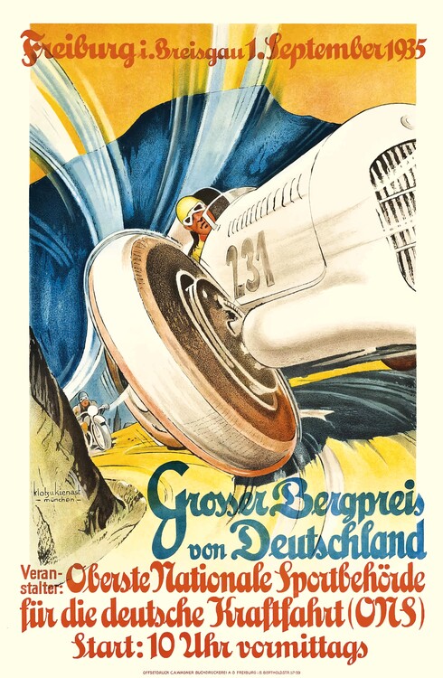 Canvas Print Grosser Bergpreis von Deutschland