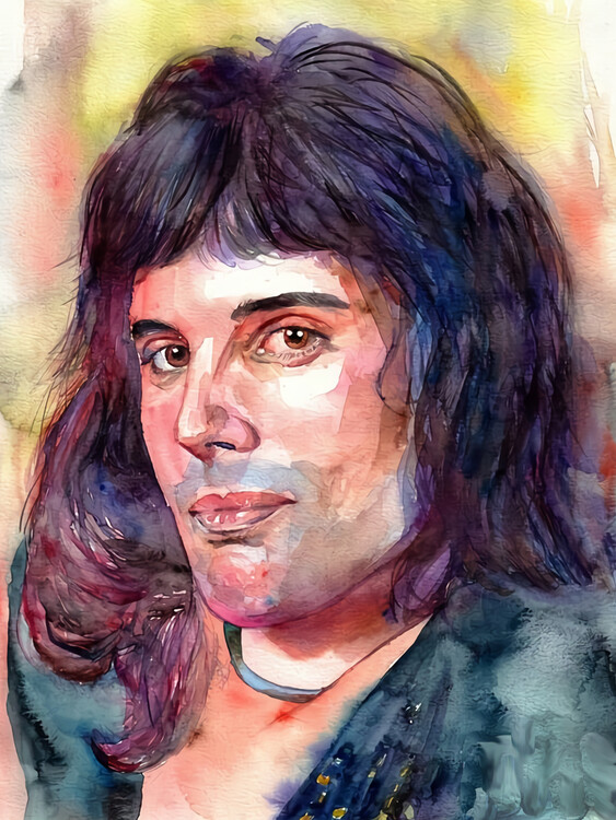 Плакат F. Mercury Young