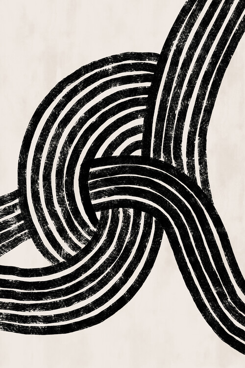 Плакат Pati Cascino - Knot black