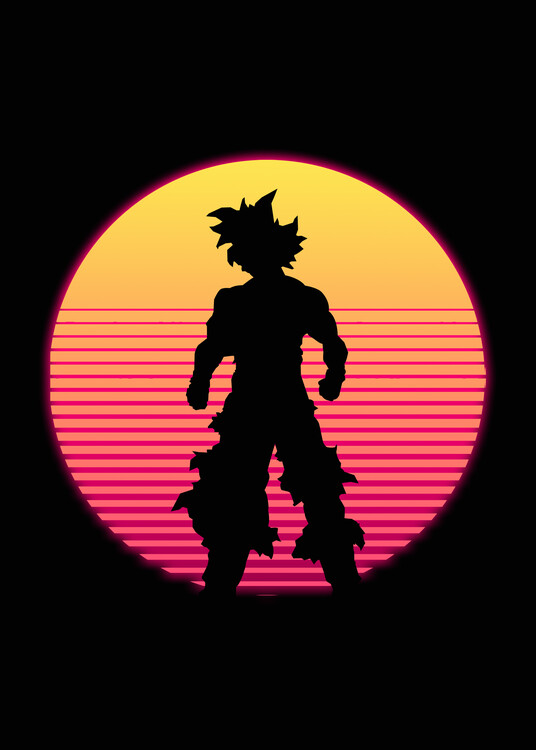 Плакат Saiyan under the moon