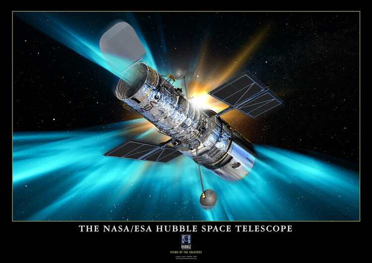 Juliste The Nasa/Hubble Space Telescope, earth, Solar System, Space, Galaxy, Nasa, ESA, Hubble