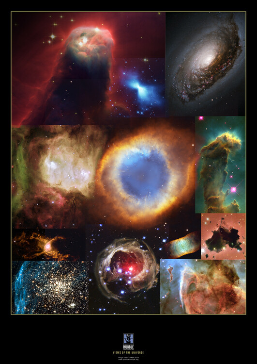 Juliste Hubble Best Off, Solar System, Space, Galaxy, Nasa, ESA, Hubble