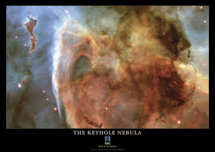 Αφίσα The Keyhole Nebula, Solar System, Space, Galaxy, Nasa, ESA, Hubble