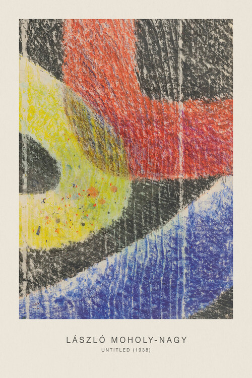 Poster Untitled (Original Bauhaus in Primary Colours, 1938) - Laszlo / László Maholy-Nagy