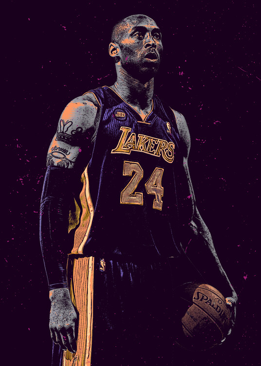 Плакат Lakers Basketball Player 24