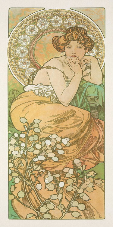 Plakát The Precious Stones: Topaz, 1900