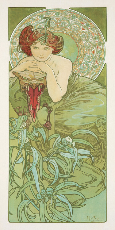 Obraz na plátně The Precious Stones: Emerald, 1900