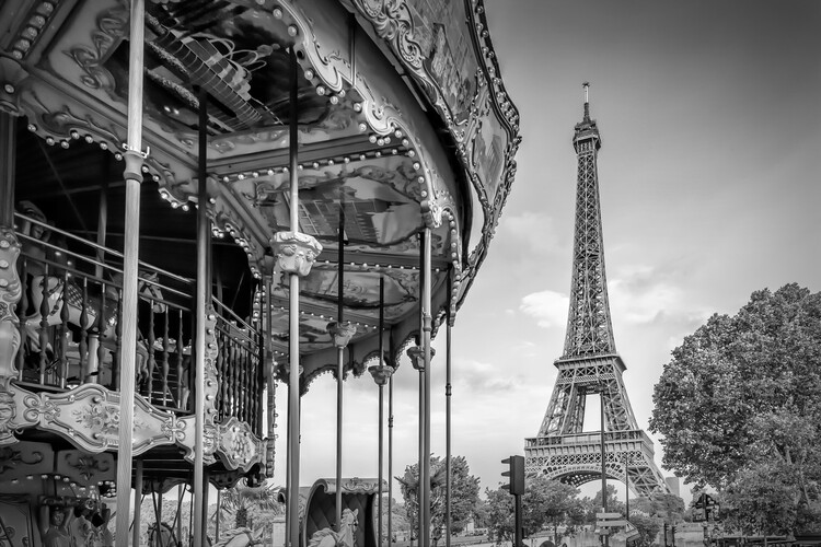Juliste Typical Paris | monochrome
