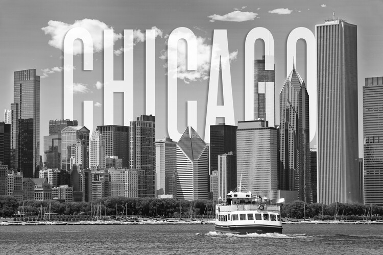 Poster CHICAGO Skyline