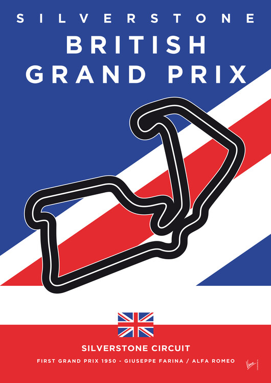 Poster 1950 BRITISH-GP
