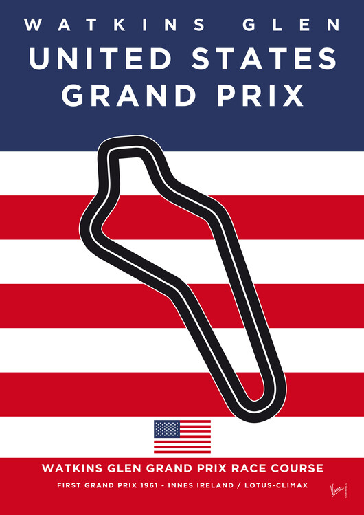 Poster 1961 Watkins Glen