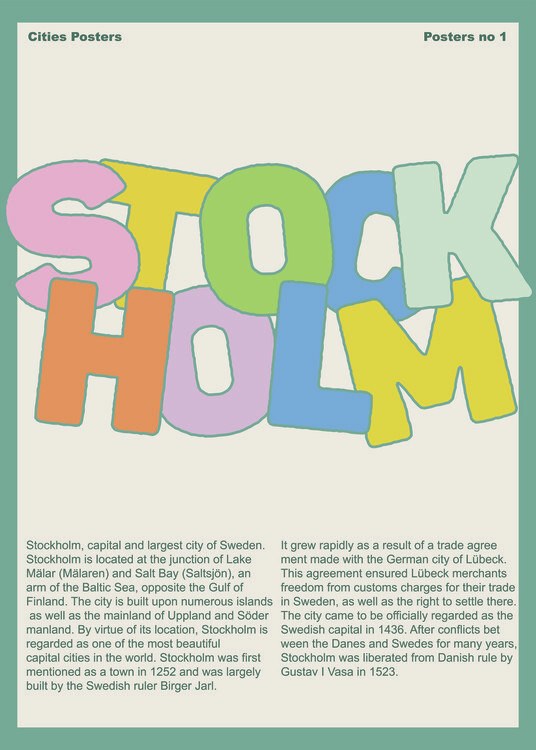Poster Stockholm