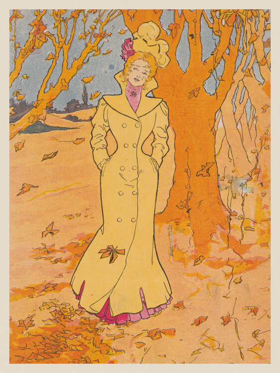 Levně Plakát, Obraz - Autumn from The Seasons, Leonetto Cappiello, 30 × 40 cm