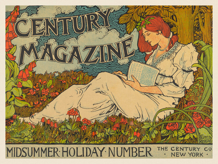 Canvas Print Century Magazine, Midsumer Holiday Number