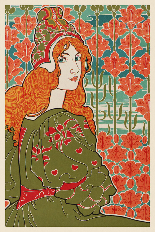 Poster L'Estampe Moderne, Jane (Retro Ginger Beauty) - Louis Rhead