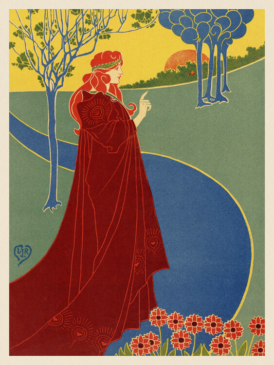 Levně Plakát, Obraz - Advertisement for The Sun, Louis Rhead, 30 × 40 cm