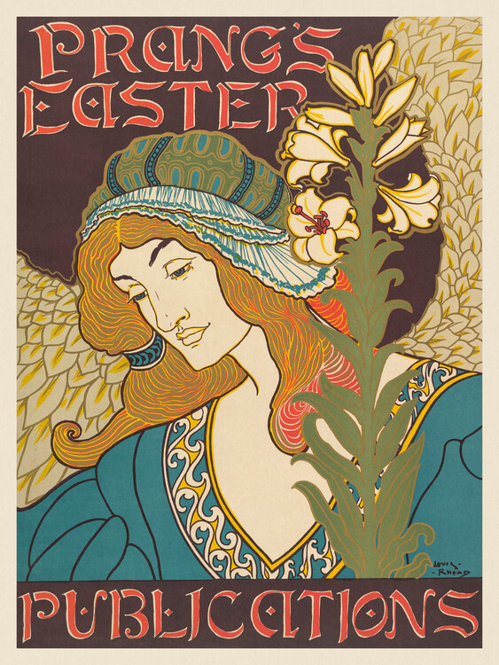 Poster Prang's Easter Publication (Vintage Ad) - Louis Rhead