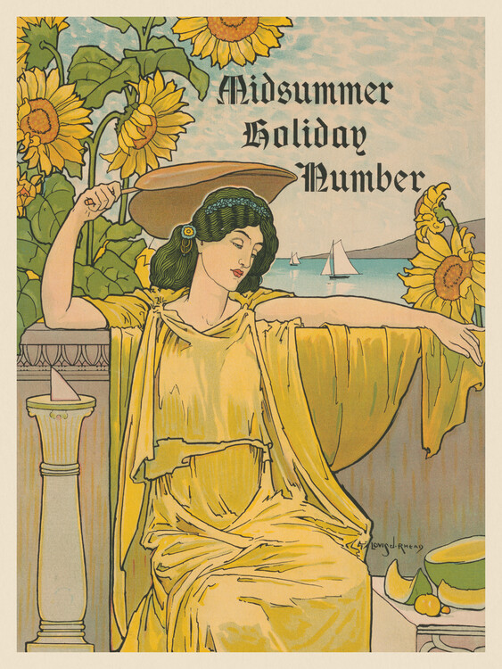 Levně Plakát, Obraz - The Century, Midsummer Holiday Number, Louis Rhead, 30 × 40 cm