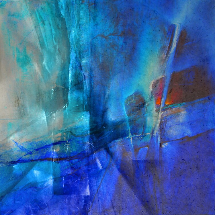 Plakat Pas de deux - blue and red