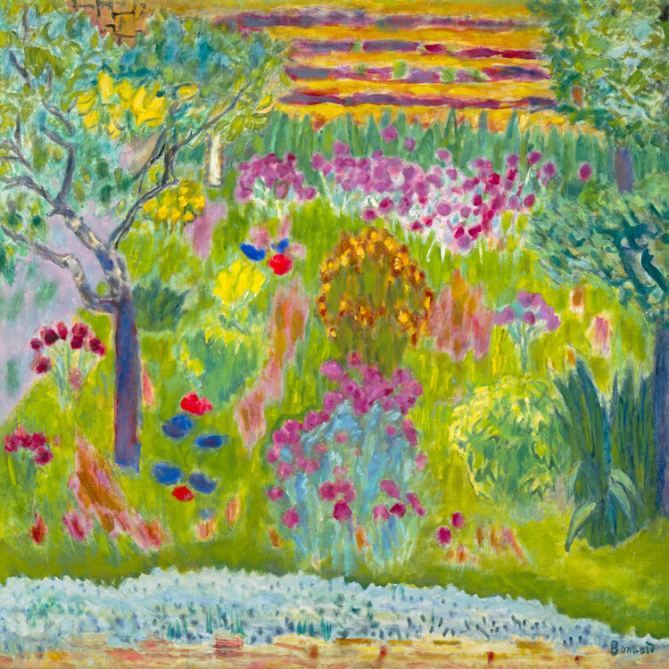 Levně Plakát, Obraz - The Garden, Pierrre Bonnard, 40 × 40 cm