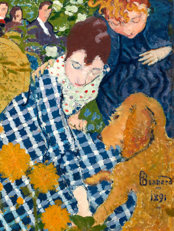 Levně Plakát, Obraz - The Lady & The Dog, Pierre Bonnard, 30 × 40 cm