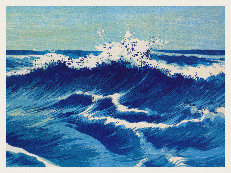 Obraz na płótnie Great Ocean Wave No.1 - Uehara Konen