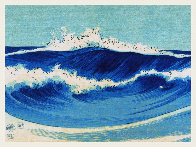 Poster Great Ocean Wave No.3 (Japanese / Japandi / Asian / Sea) - Uehara Konen