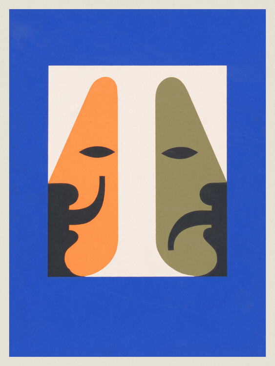 Canvas Print The Spirit of the Living Theatre (Vintage Graphic Ad Poster)