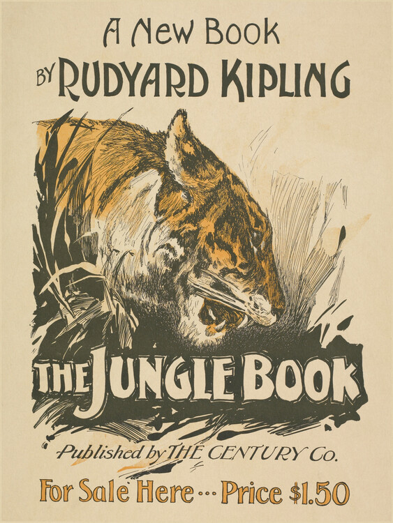 Plakat The Jungle Book Advert (Vintage Graphic Ad Poster)