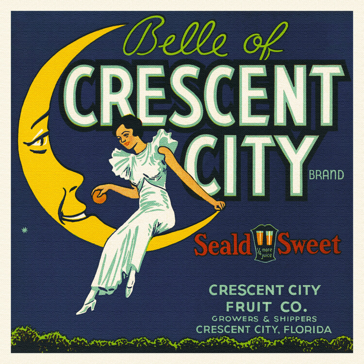 Poster Belle of Crescent City Brand