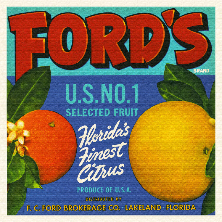 Poster Ford's Citrus Brand