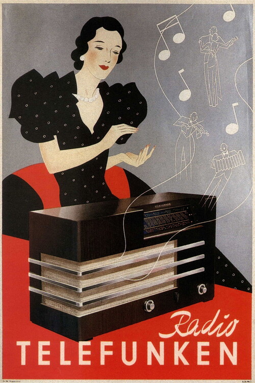 Poster Radio vintage poster