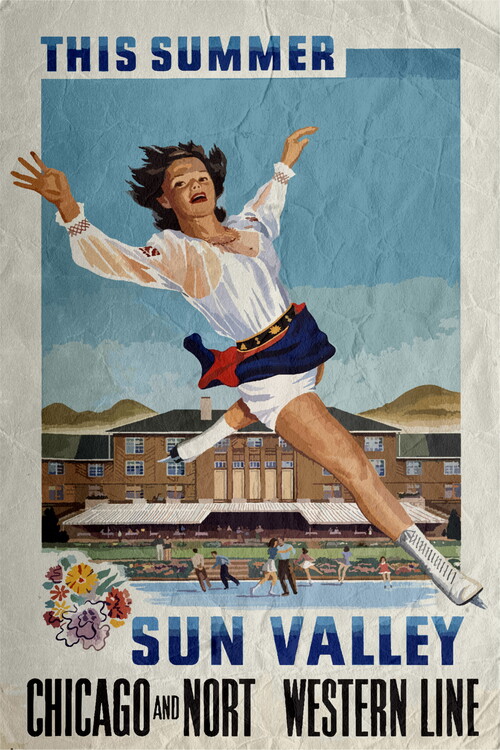 Poster Sun Valley Vintage poster