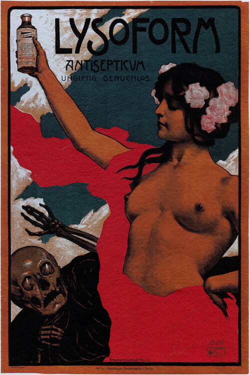 Poster Lysoform vintage manifest poster