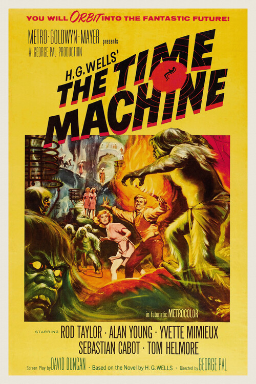 Poster Time Machine, H.G. Wells