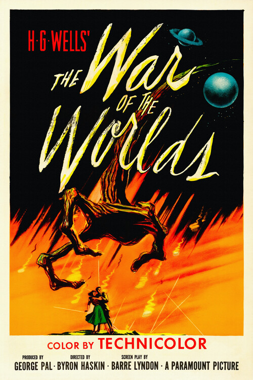 Bilde på lerret The War of the Worlds, H.G. Wells