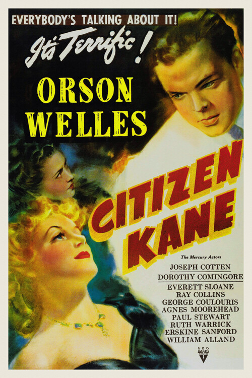 Juliste Citizen Kane, Orson Welles