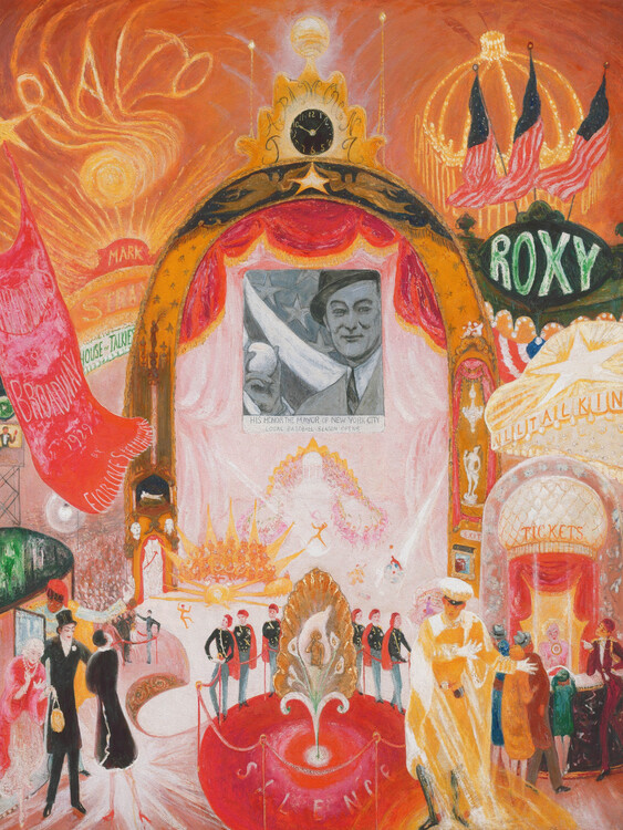 Poster The Cathedrals of Broadway (Retro Theatre) - Florine Stettheimer
