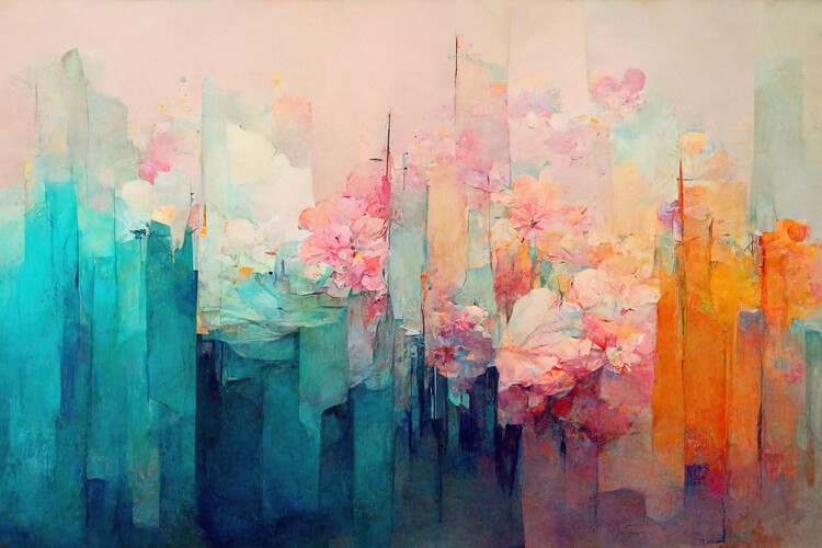 Poster Pastel abstract #3