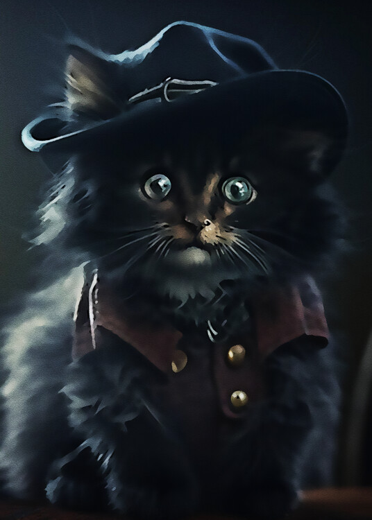 Poster Black Cat